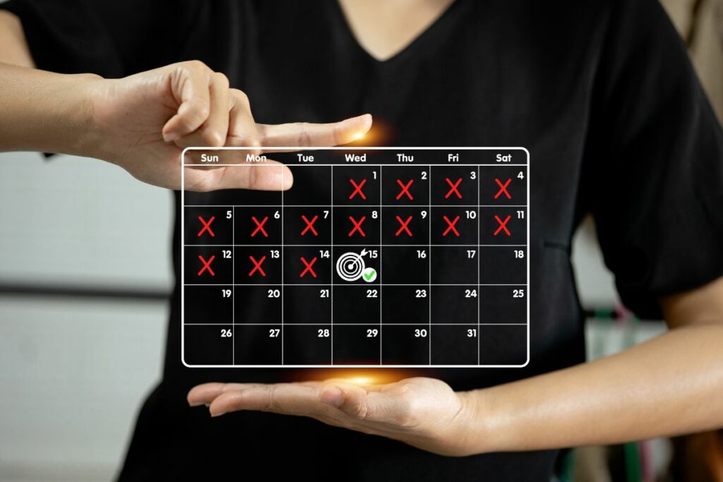 calendário editorial